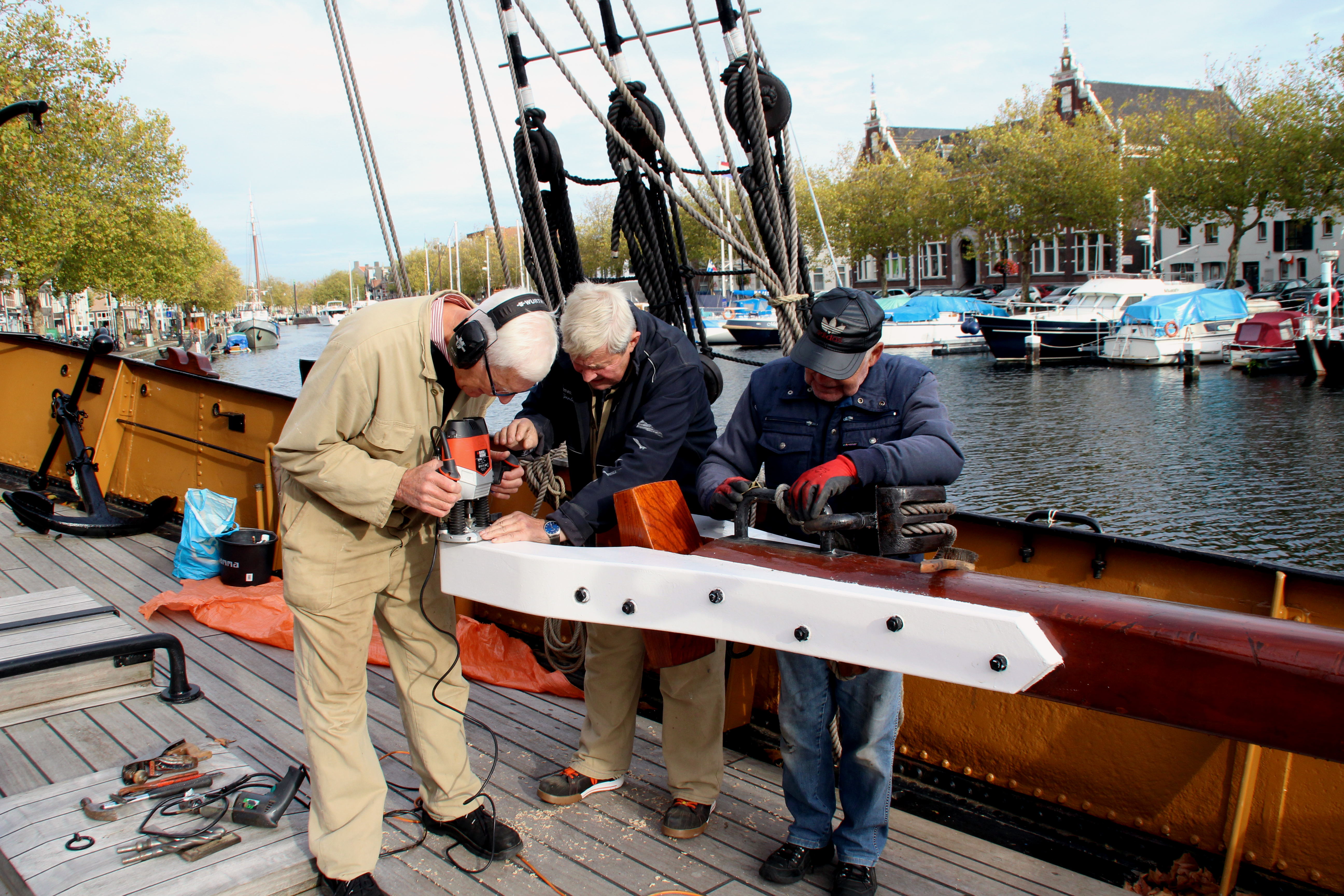 Werkzaamheden Balder. VOOR DE CORONATIJD. foto Hans Bakker (1)